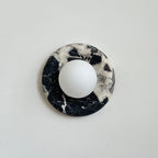Hako Wall Light Indoore in Marbre - Black Bvlgari-A614