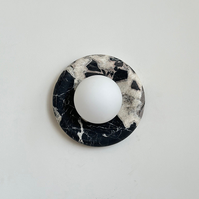 Hako Wall Light Indoore in Marbre - Black Bvlgari-A614