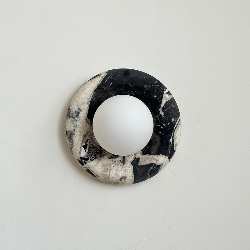 Hako Wall Light Indoore in Marbre - Black Bvlgari-A615