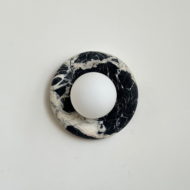 Hako Wall Light Indoore in Marbre - Black Bvlgari-A618