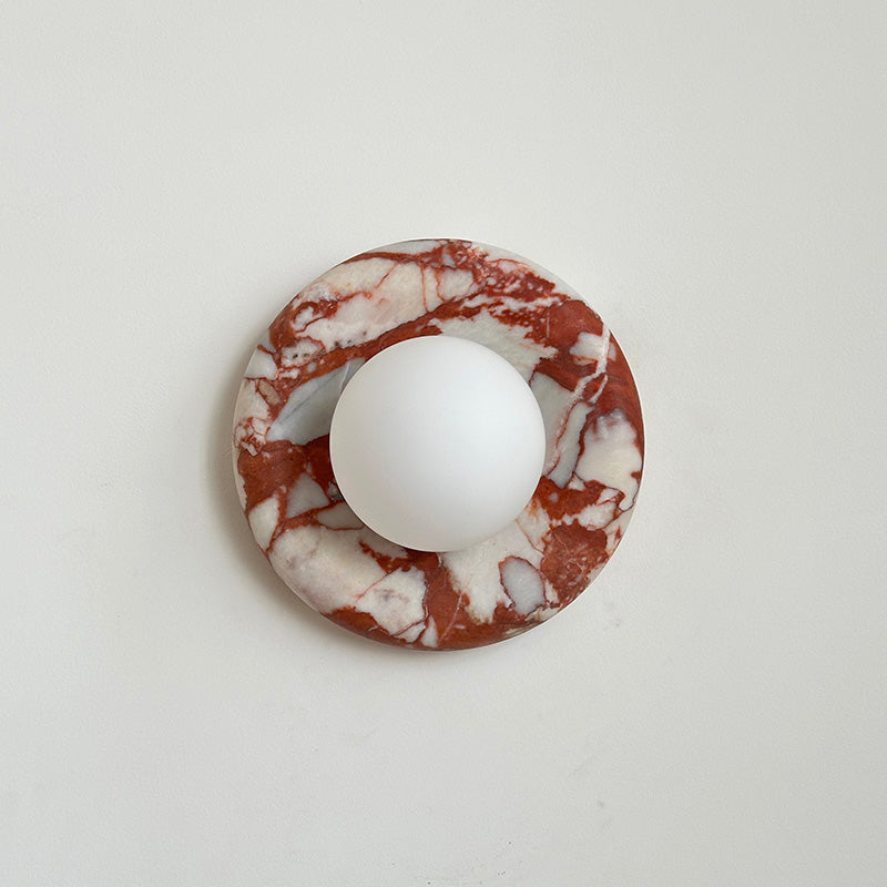 Hako Wall Light Indoore in Marbre - Red Bvlgari-A620