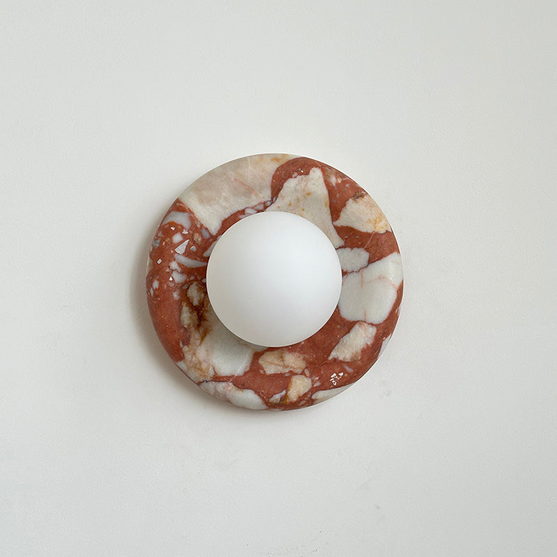 Hako Wall Light Indoore in Marbre - Red Bvlgari-A623
