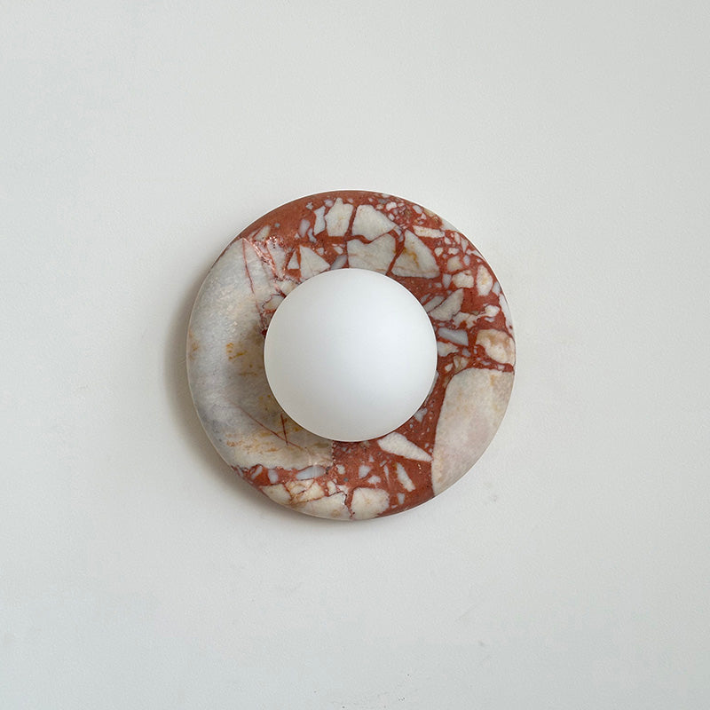 Hako Wall Light Indoore in Marbre - Red Bvlgari-A626