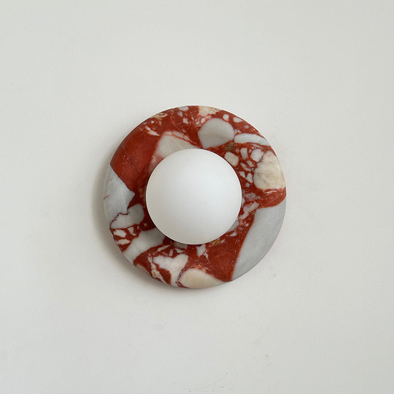 Hako Wall Light Indoore in Marbre - Red Bvlgari-A639