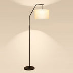 Eryn Cylinder Shape Floor Lamp, Over Arching Floor Lamp, Unique
