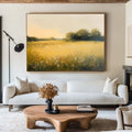 Meadow Landscape Impressionist Oil Painting