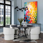 Wall Art Abstract Minimalist Bold Color