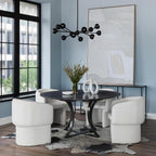 Light Gray Textured Abstract Wall Art Square