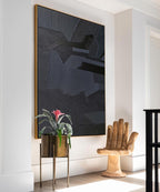 Monochrome Geometric Abstract Wall Art