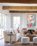 Wall Art Abstract Edgy Modern Tropical
