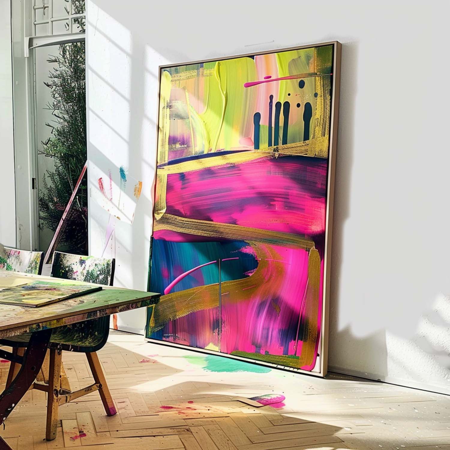 Ruby Colorful Wall Art