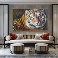 Hyperrealism Majestic Tiger Realistic Oil Painting
