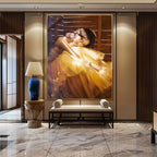 Golden Hour Serenity Oil Painting