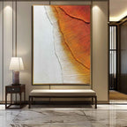 Autumn Wave 3D Textured Painting