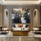 Impressionist Jiangnan Water Town Oil Painting