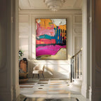 Iris Colorful Wall Art