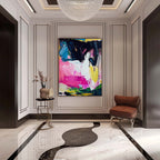 Vibrant Abstract Expressionist Impasto Painting