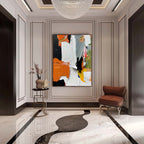 Bold Impasto Abstract Oil Painting
