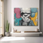 Kaws Style Gangster Pop Art Painting
