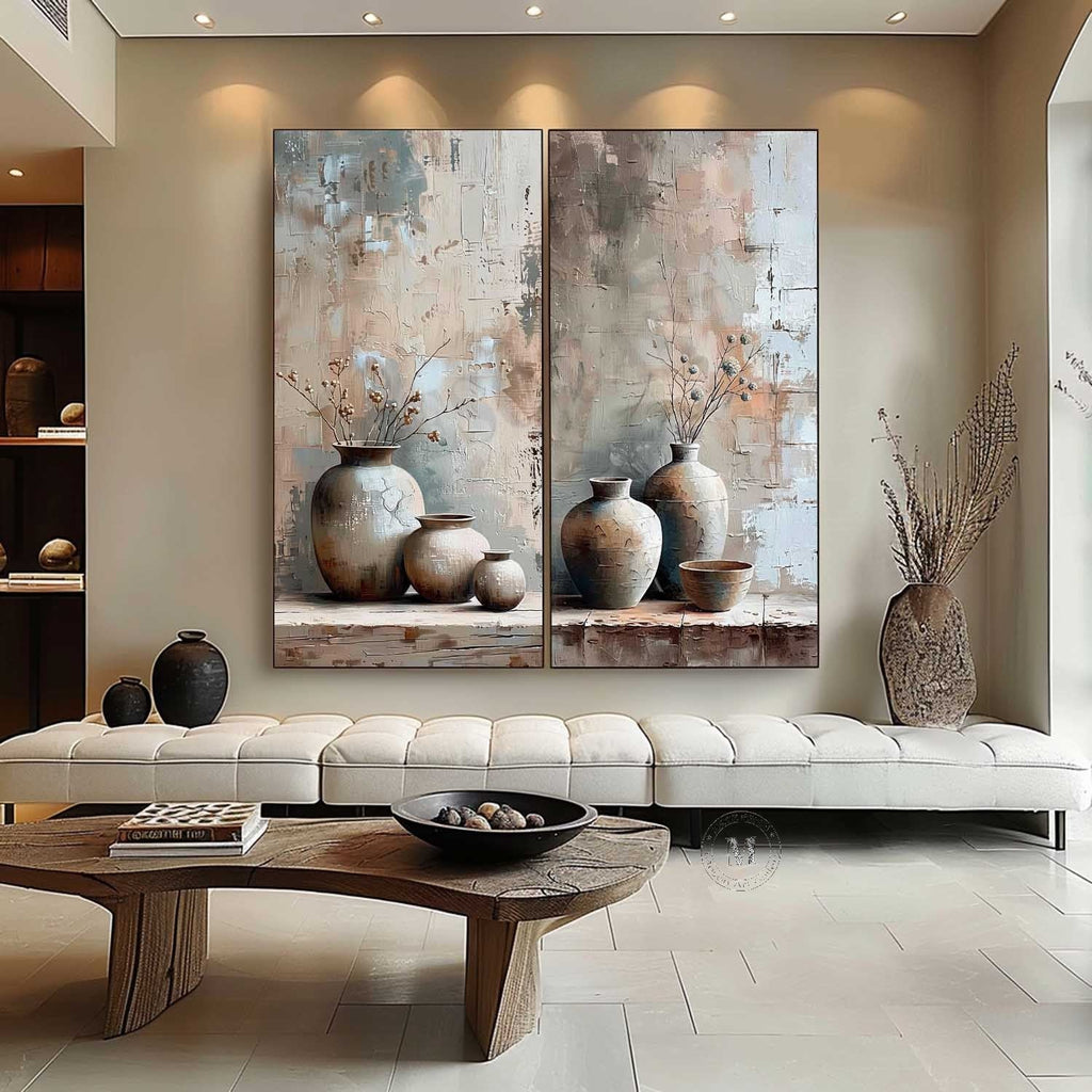 Wabi-Sabi Still Life 2-Piece Painting Set