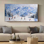 Plaster Art Texture Painting Geometric