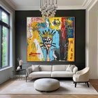 Skull Abstract Graffiti Art