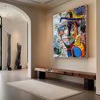 Crayon Abstract Graffiti Art