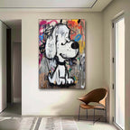 Pop Art Graffiti Style Snoopy Painting