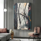 Wall Art Abstract Expressionism Energetic Modern