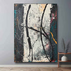 Wall Art Abstract Expressionism Energetic Modern