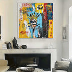 Skull Abstract Graffiti Art