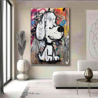 Pop Art Graffiti Style Snoopy Painting