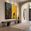 Textured Bold Contrast Oil Painting