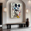 Wall Art Abstract Graffiti Mickey Pop Modern