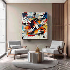 Expressionist Vibrant Color Explosion Painting Modern