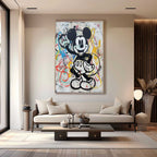 Wall Art Abstract Graffiti Whimsical Naive