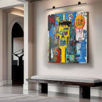 Graffiti Contemporary Street Art Style Abstract Painting