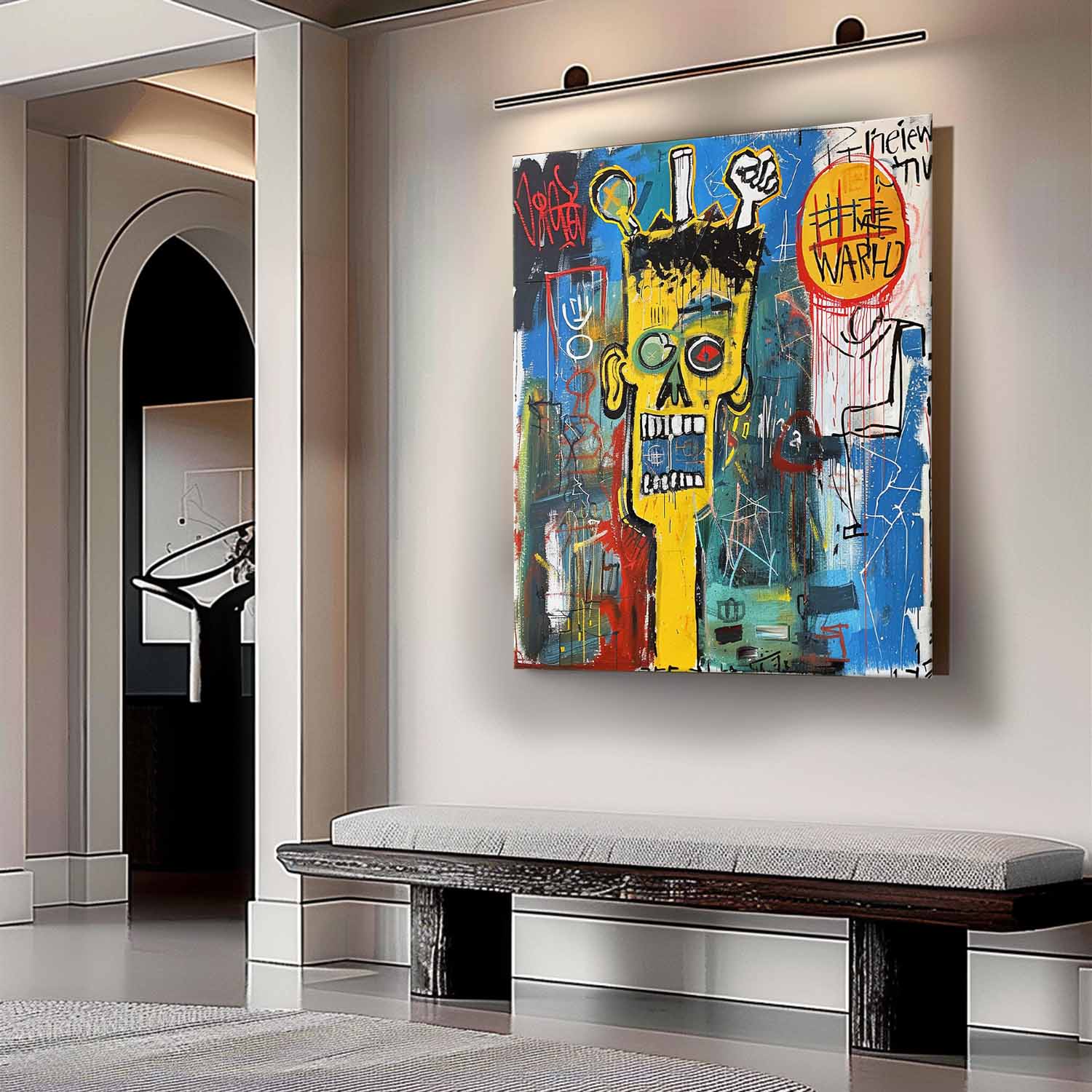 Graffiti Contemporary Street Art Style Abstract Painting
