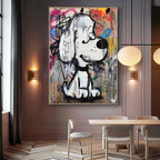 Pop Art Graffiti Style Snoopy Painting