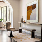 Wall Art Abstract Block Warm Tones