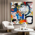 Abstract Expressionist Face Painting