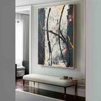Wall Art Abstract Expressionism Energetic Modern