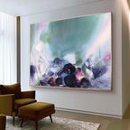 Hyperrealism Tactile Dreamy Oil Painting Pastel Tones Sparkle