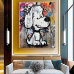Pop Art Graffiti Style Snoopy Painting