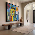 Graffiti Contemporary Street Art Style Abstract Painting