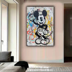 Wall Art Abstract Graffiti Whimsical Naive