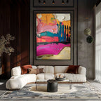 Iris Colorful Wall Art