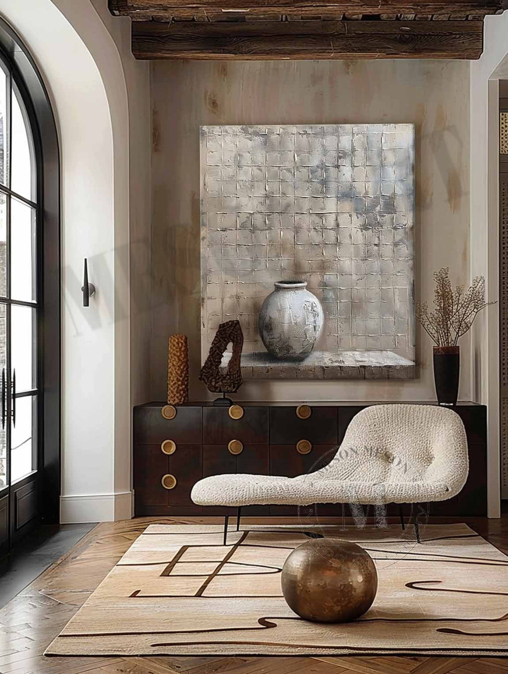 Wabi-Sabi Still Life Impasto Painting
