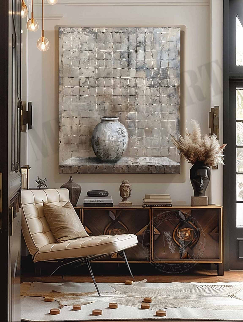 Wabi-Sabi Still Life Impasto Painting