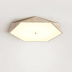 Hexagonal Travertine Ceiling Light